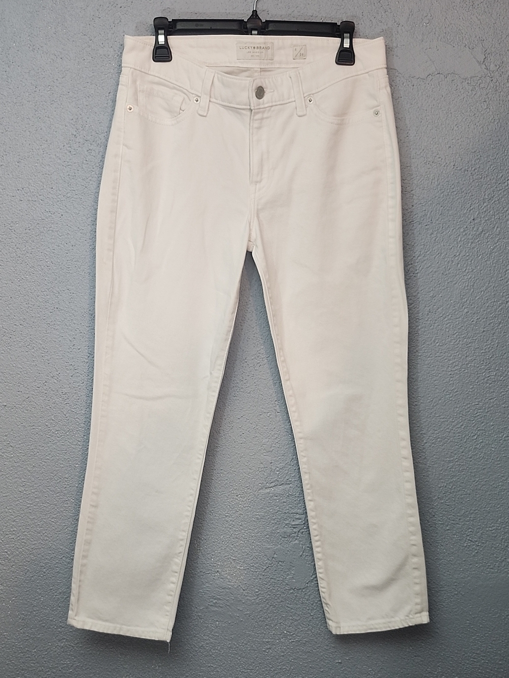 Lucky Brand Women’s Off-White Straight Jeans